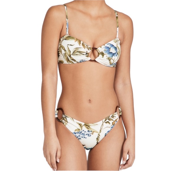 ZIMMERMANN | Aliane Ring Bandeau Bikini Set, Size 2 (Medium 6-8) - Picture 10 of 10